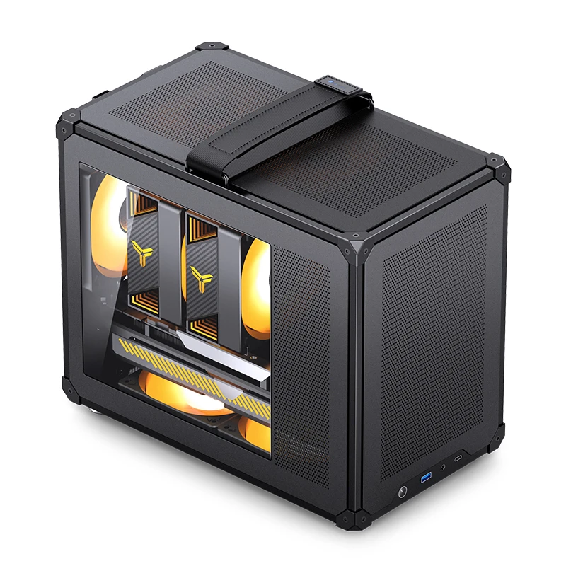 JONSBO C6 MAX мини-настольный сетчатый чехол с ручкой поддержка ATX PSU≤ 140-220 мм кулер для
