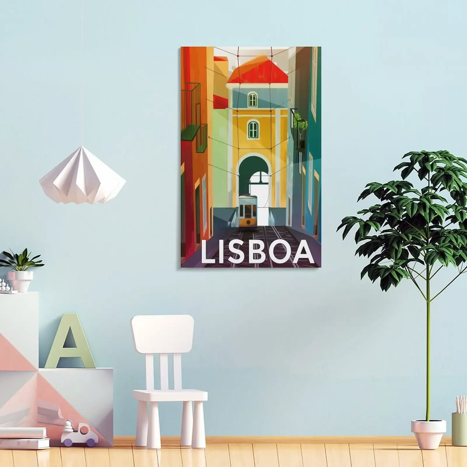 LIsboa lisbon винтажный туристический постер картина на холсте декоративная декор