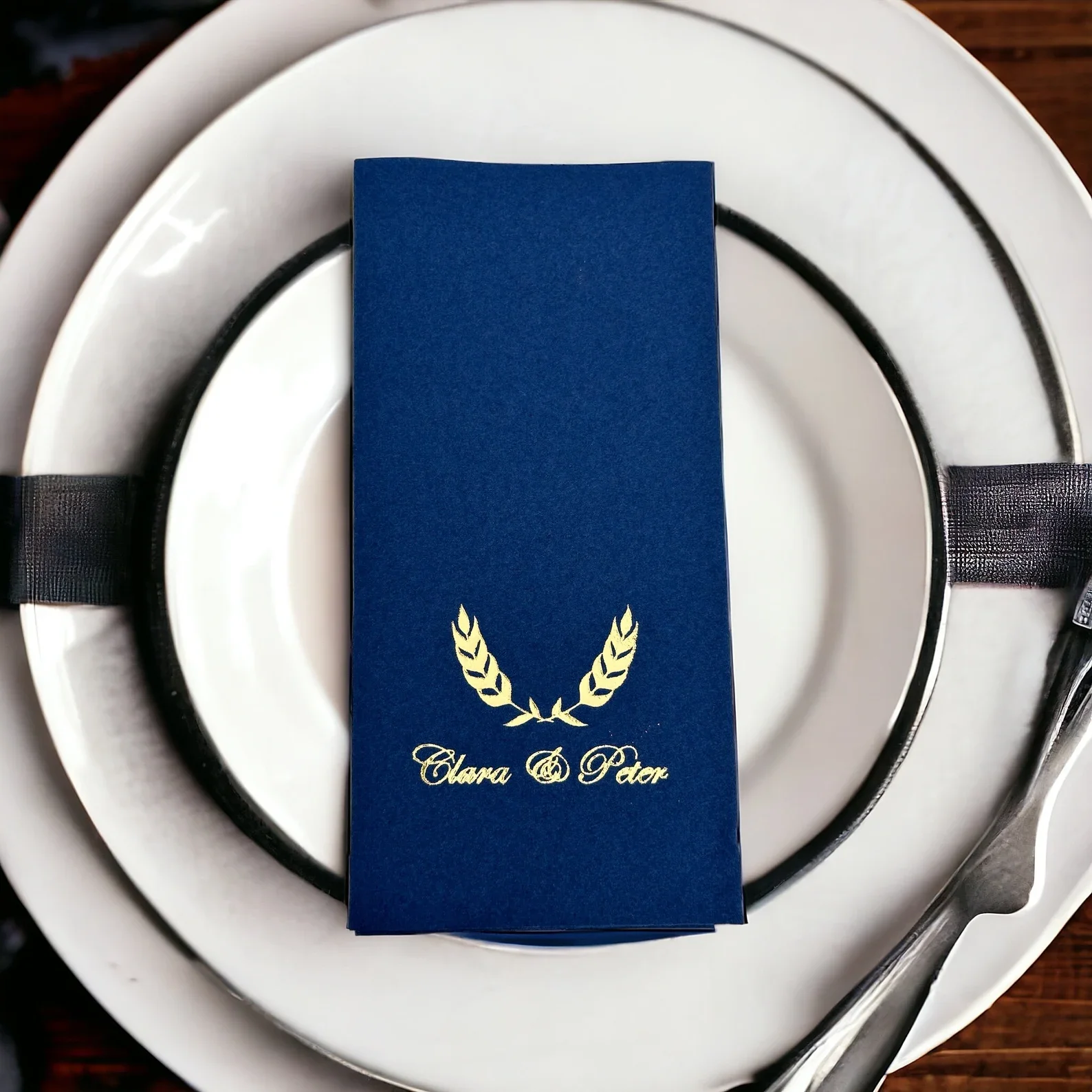 50 шт. салфетки для ужина льняные одноразовые помолвки на заказ впитывающие Sevice