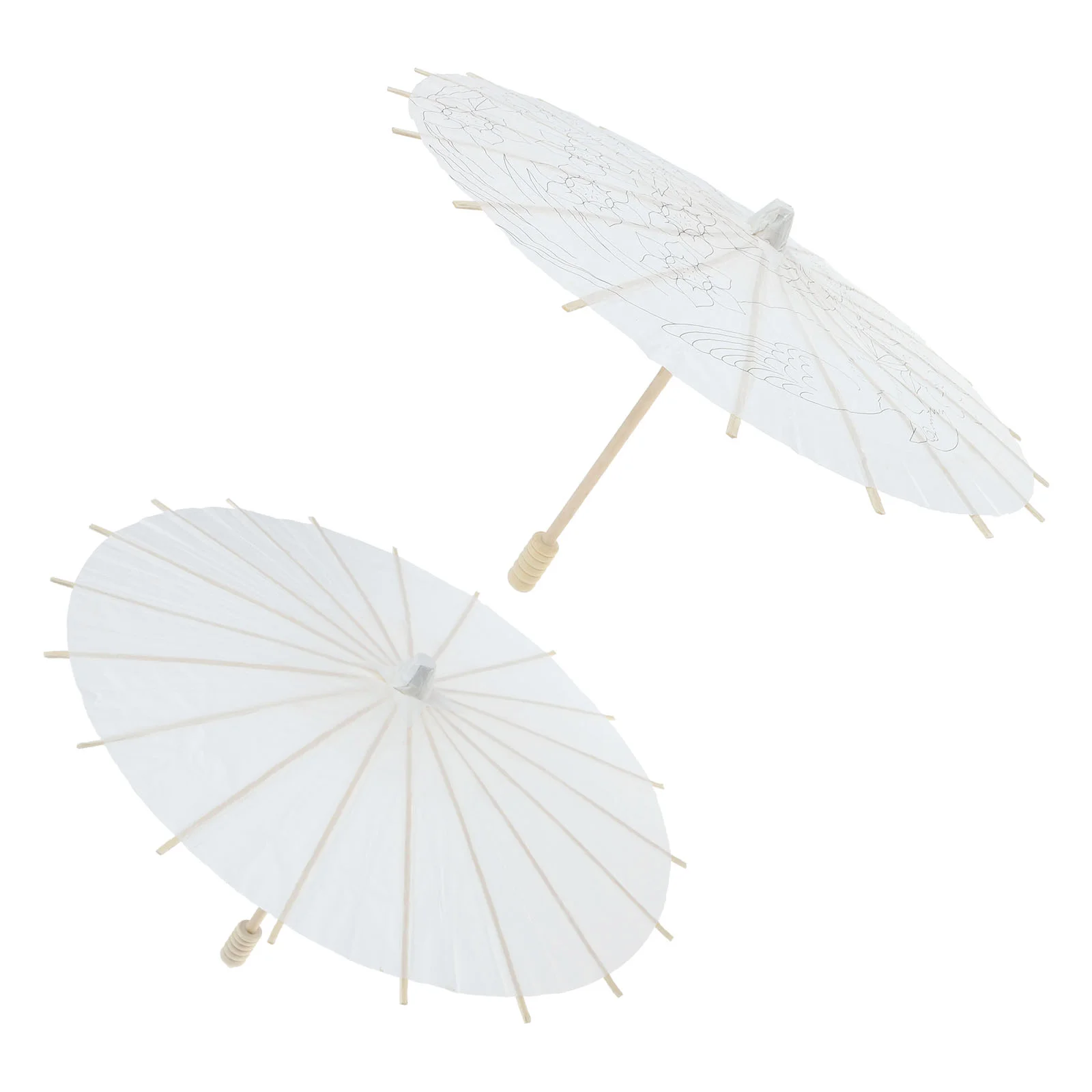 

Umbrella Oil Paper Kids Painting Graffiti Paintable Blank Diy Hand Painted Unfinished Tool