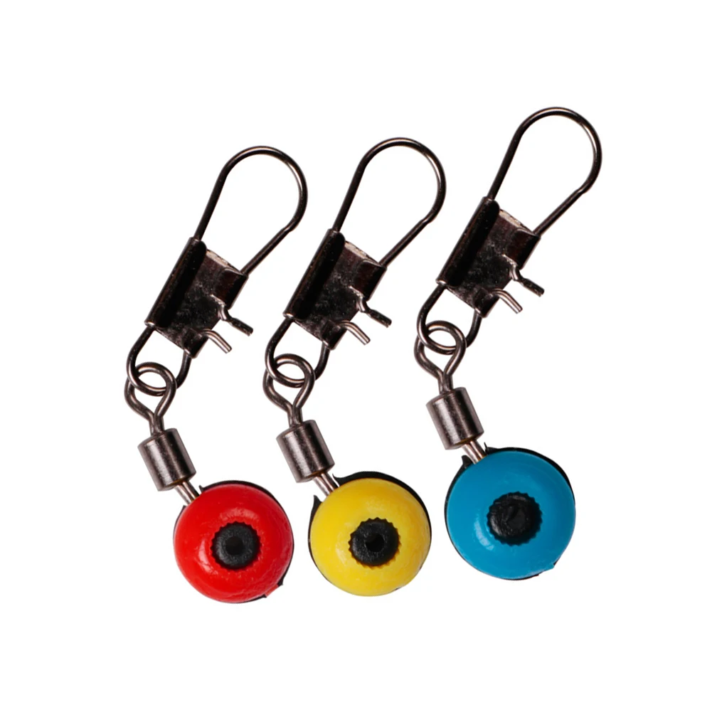 

100 Sea Bean Set Sea Space Bean Fishing Small Accessories Connector Red 3.5cm Yellow 3.2cm Blue 3cm Sea Beans Tackle Pesca