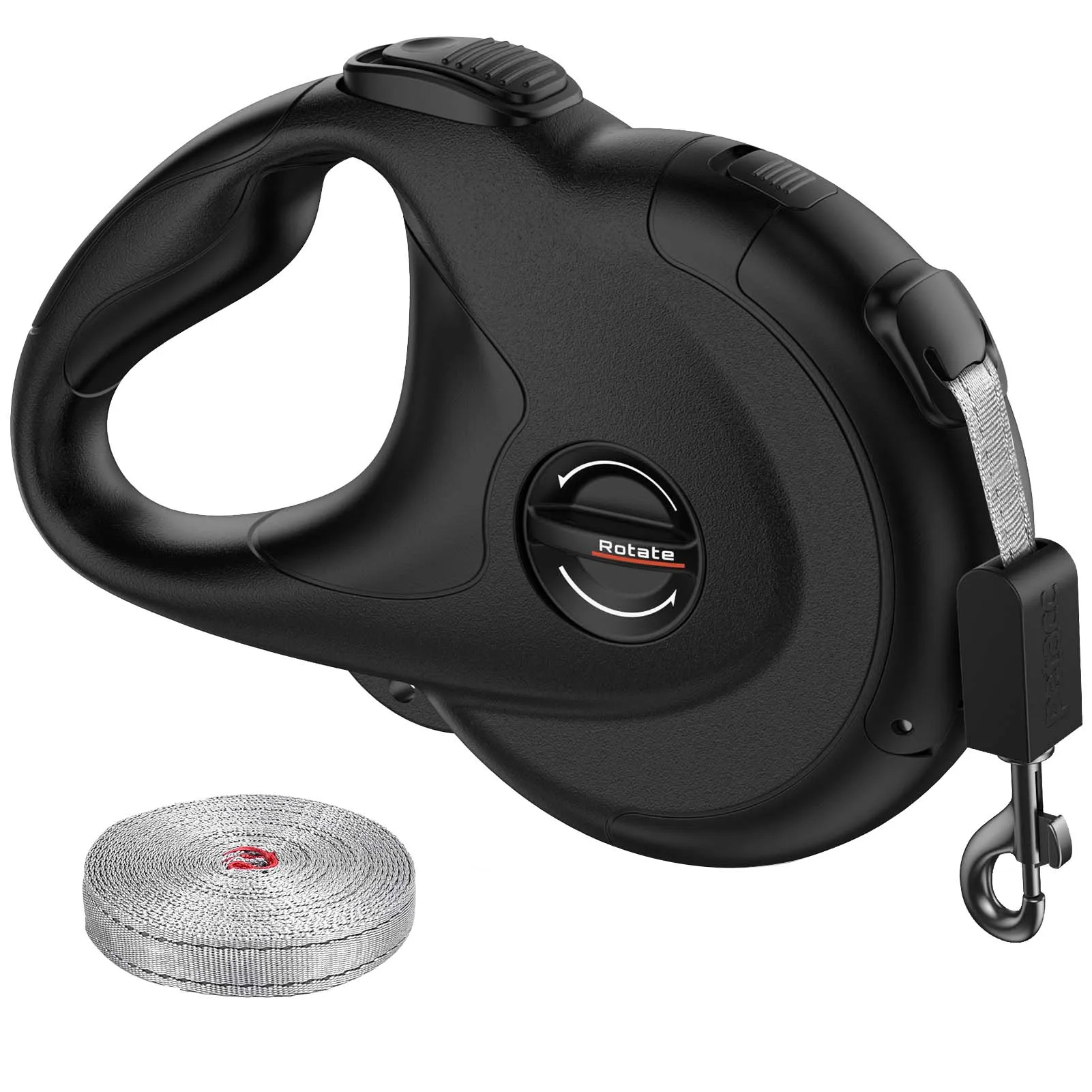 

Выдвижной Поводок для собак, поводки для прогулок, 13 футов, тяжелые выдвижные поводки для питомцев весом до 110 фунтов, с одним ручным тормозо...