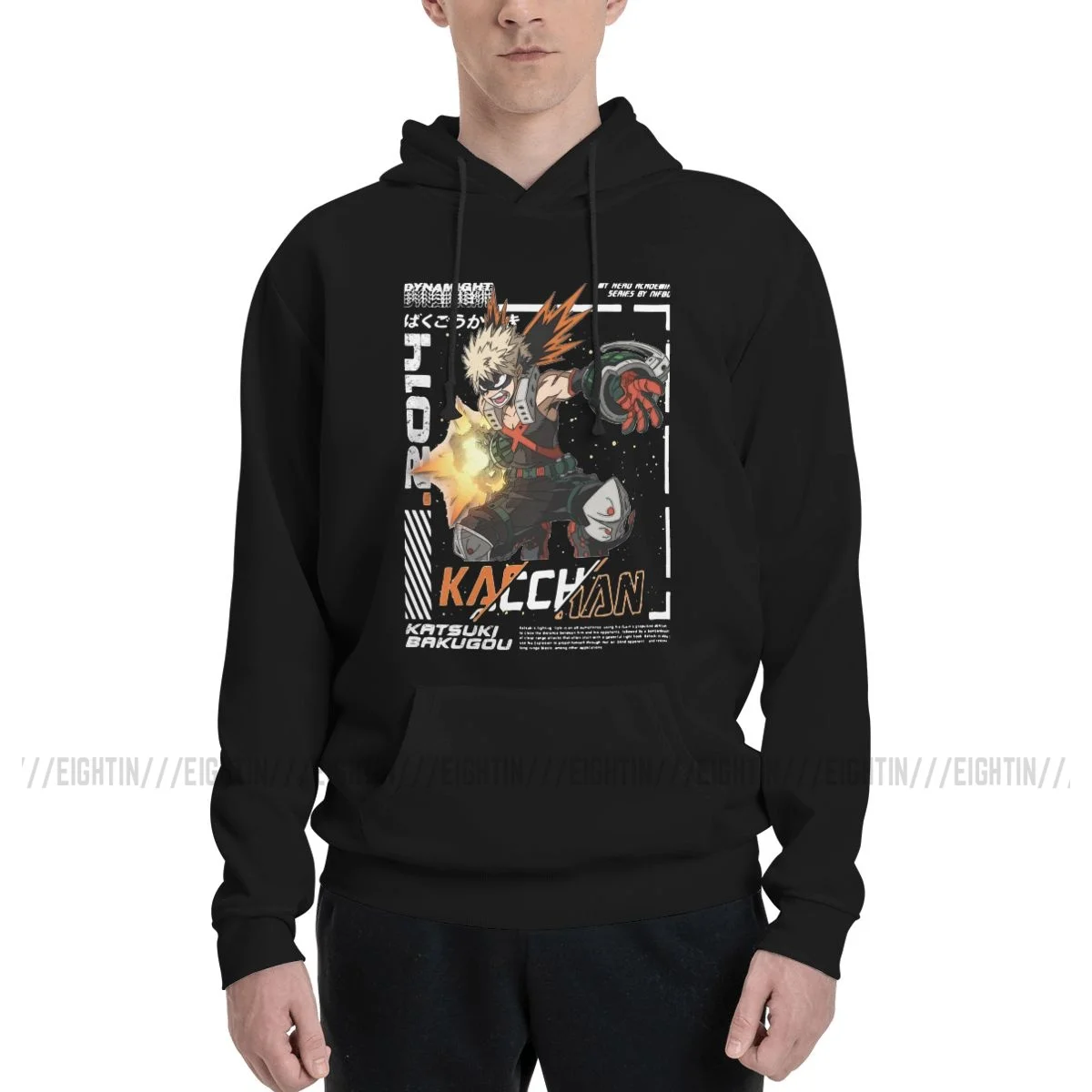 Kacchan Katsuki Bakugo My Hero Academia Эстетические толстовки Модная толстовка Boku No Зимний