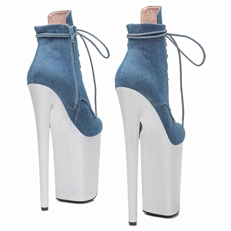 Женские ботинки на высоком каблуке Auman Ale экзотические из искусственной кожи