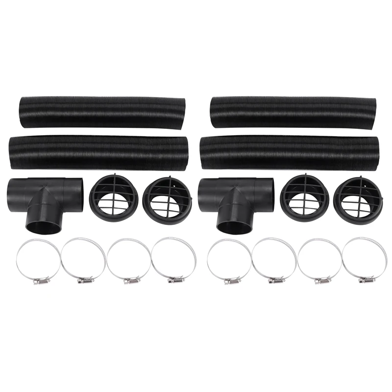 

JFBL Лидер продаж, 2 комплекта 60 мм, автомобильный обогреватель, трубопровод, Т-образная деталь, теплый воздуховод, вентиляционный шланг, набор...