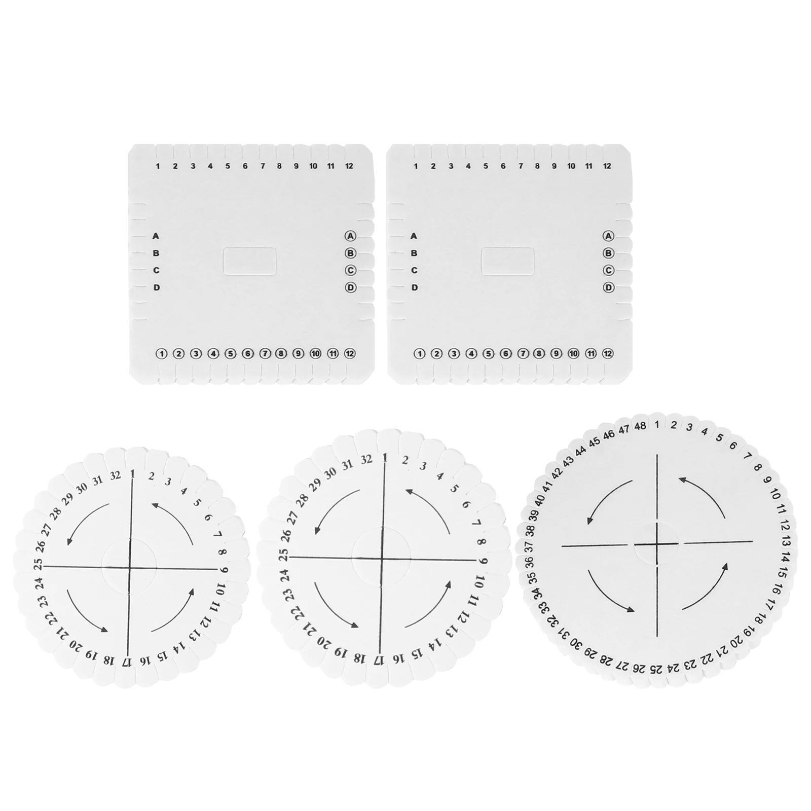 

Disc Beading Board Braiding Cord Bracelet Weaving Knitting Diy Rope Loom Disk Braided Supplies Plates Tools Kumihimo Round