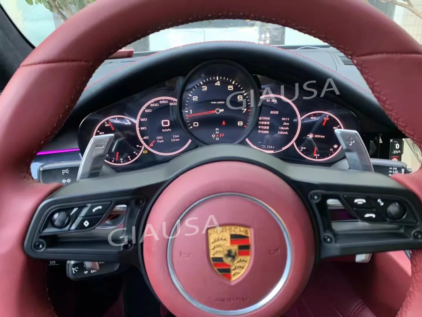 12 3-дюймовый экран для Porsche boxster Macan 2012-2018 автомобильный ЖК-дисплей цифровой