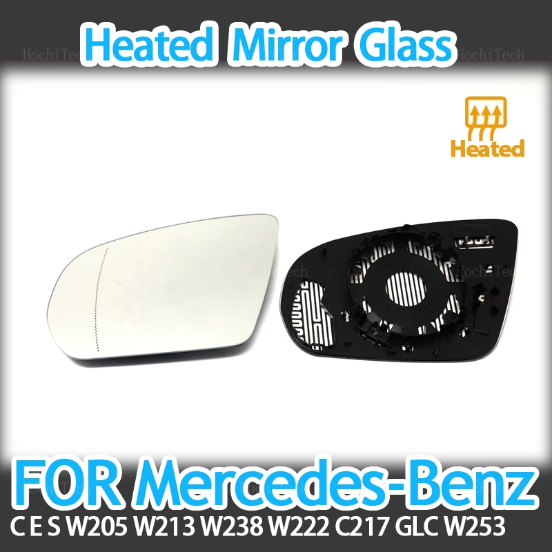 Side Rearview Mirror Heating Glass Heated Mirror Lens Fit For Mercedes-Benz  C E S GLC W205 W213 W238 W222 C217 C253 X205 X253