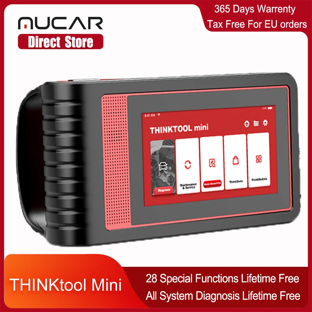 

THINKCAR Thinktool Mini OBD2 автомобильный сканер все системы DPF IMMO 28 сброс OBD 2 считыватель кодов диагностический инструмент Бесплатное обновление