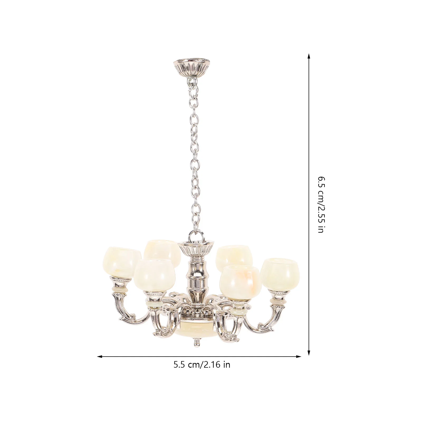 Кукольный домик люстра миниатюры крошечная лампа аксессуары для освещения