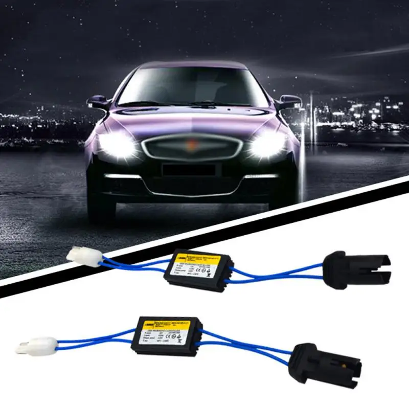 

Car Lights 2pcs 12V Warning Canceller Decoder LED 501 T10 Error Load Resistor 90LM Hot! SH2 Car Light Accessories