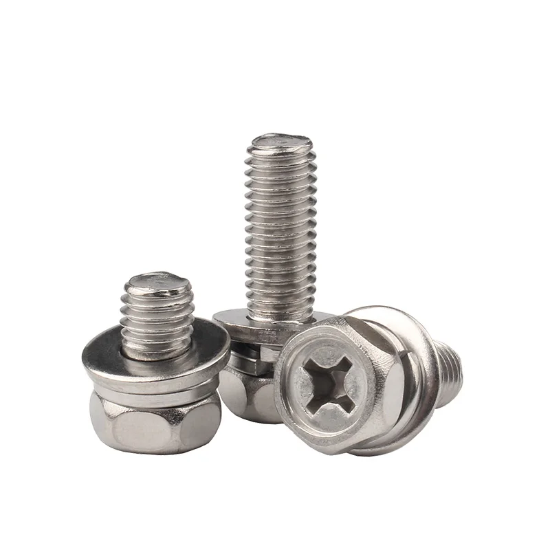 Болты из нержавеющей стали морского класса A4-316 полные шайбы винты с полной