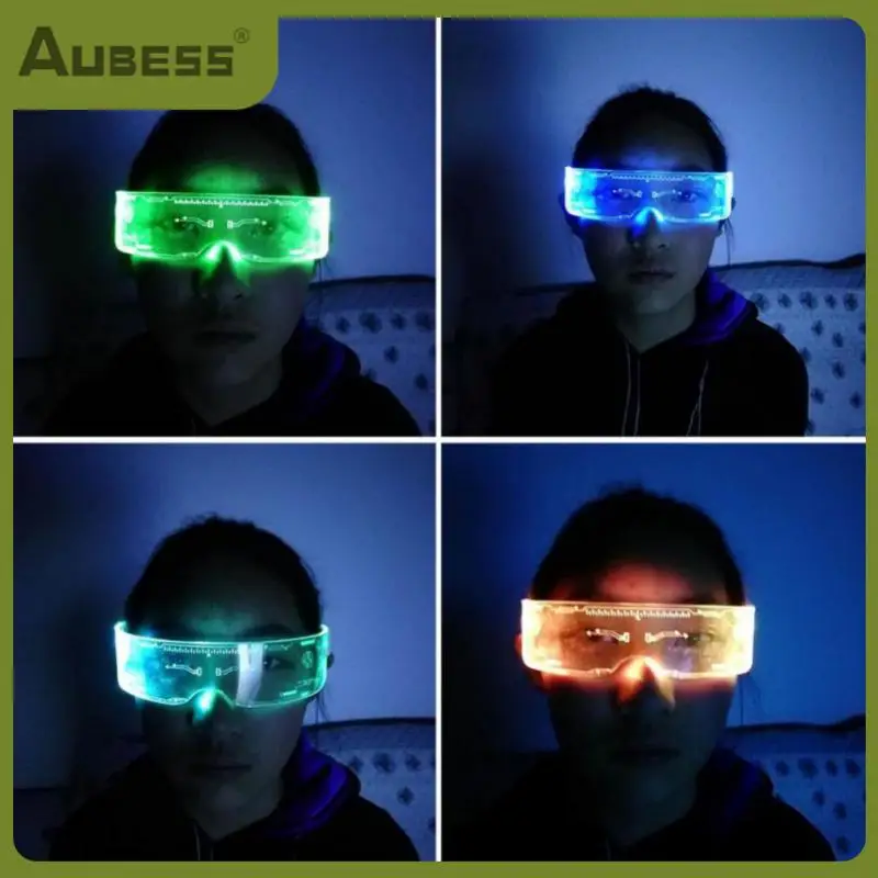 

LED Luminous Glasses Flashing Christmas Parties LED Glasses Light Up Glasses Rave Costume Party Decor DJ Sunglasses Party Deco