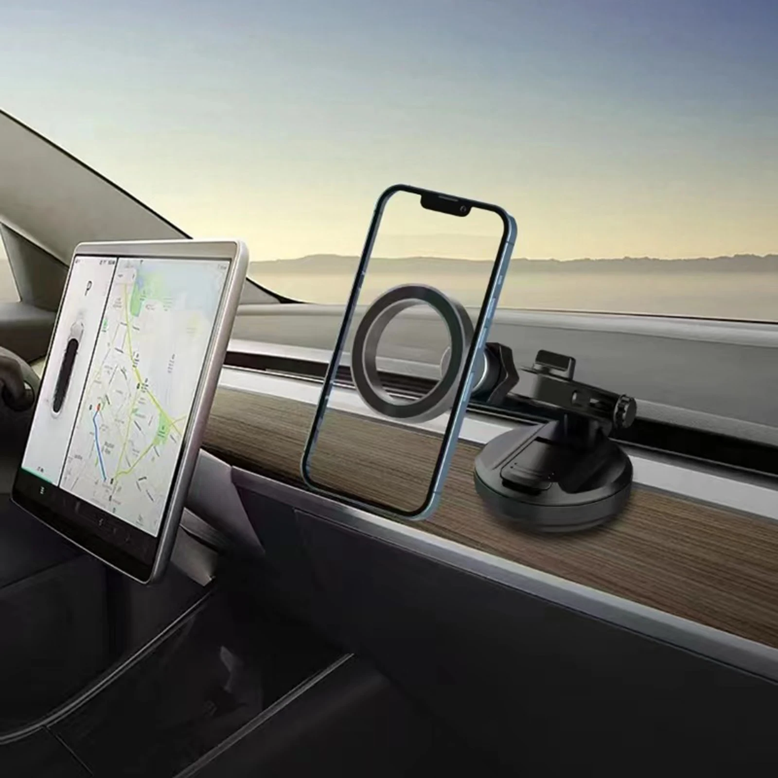 Держатель для телефона совместим с Magsafe вращением на 360 ° подставка без помощи рук