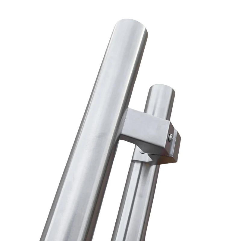 Kensharp Входные матовые круглые дверные ручки с трубкой деревянная стеклянная