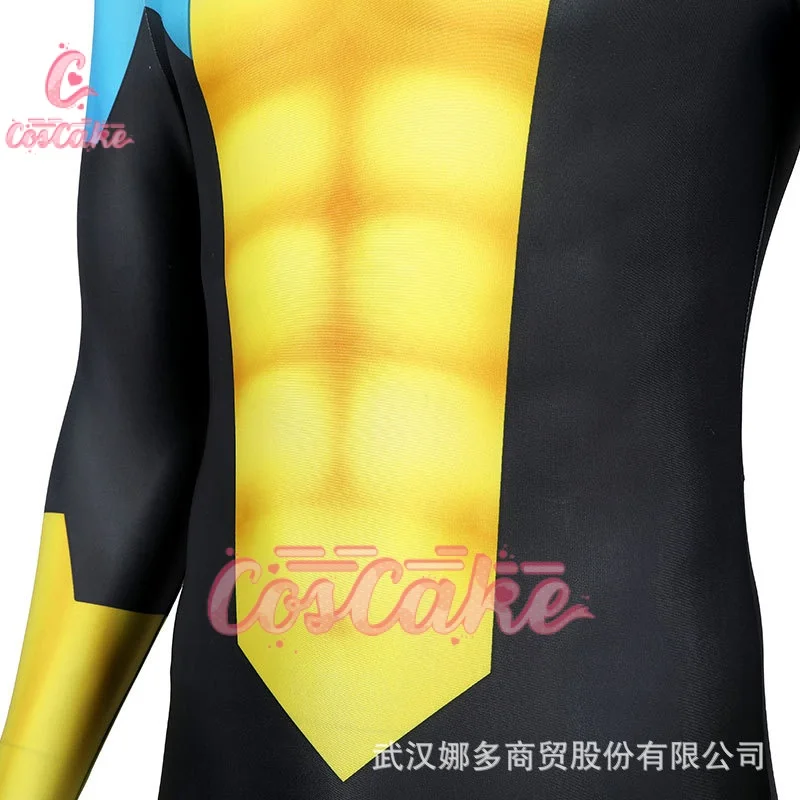 Аниме мультфильм невероятный Марк Грейсон косплей мужской костюм супергерой