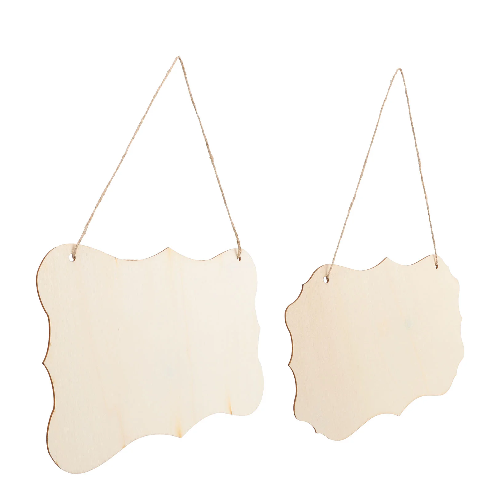 

2 Pcs DIY Painting Wood Board Woodsy Decor DIY Craft Blank Wood Sheets Engraving Wood DIY Wood Plaque Blank Flag