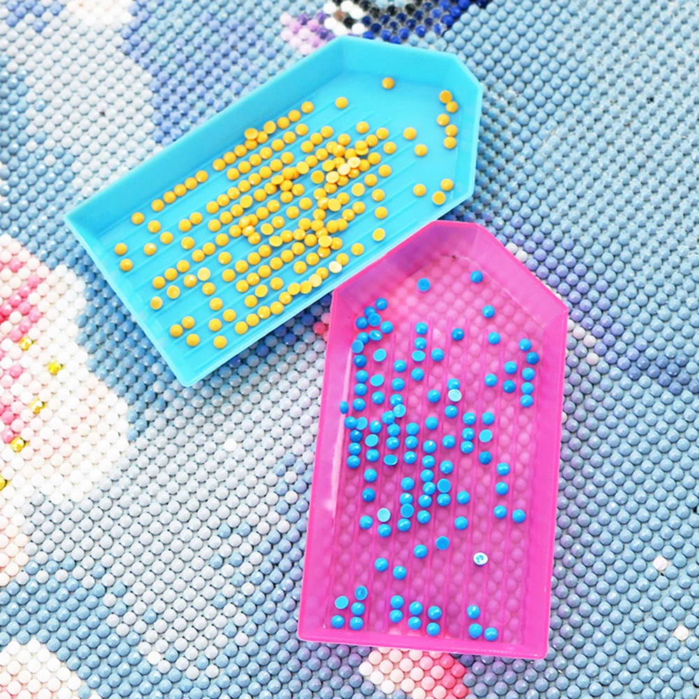 10 шт. пластиковые подносы для алмазной живописи