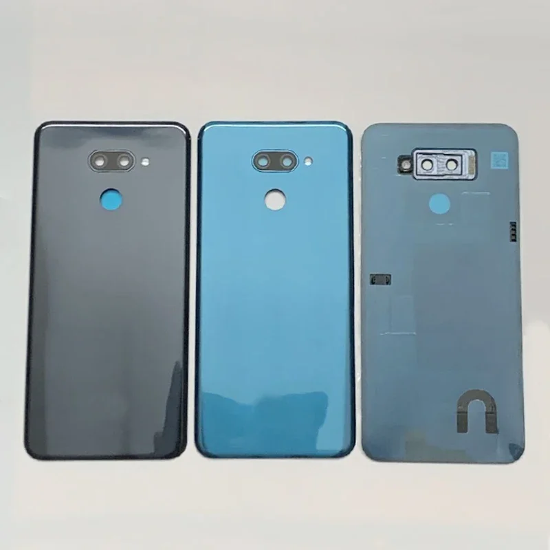 Задняя крышка батарейного отсека для LG K50 задняя детали ремонта логотипа