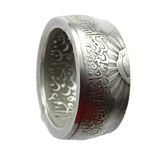 Кольцо ручной работы по ali bin abitalib «hea» памятная монета-Мохаммед реза пахлави с серебряным покрытием, размер 8-16