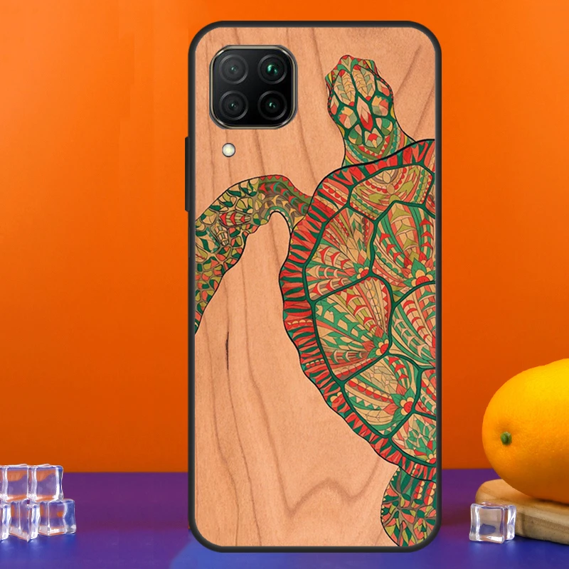 Фото Черепаховый узор для Huawei Nova 7i 8i 11i 12i 12s 9 10 SE Y91 Y90 Y60 Y70 Y72 Y61 P30 P40 Lite P60 Pro Чехол №4