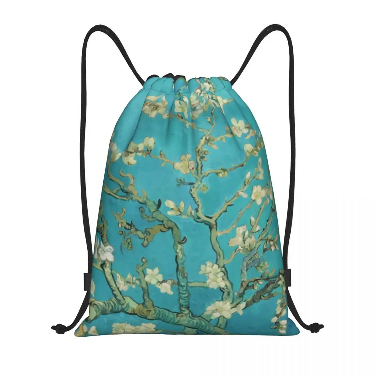 

Almond Blossoms Vincent Van Gogh Drawstring Bag for Training Yoga Backpacks Women Men Art Flowers Painting Sports Gym Sackpack
