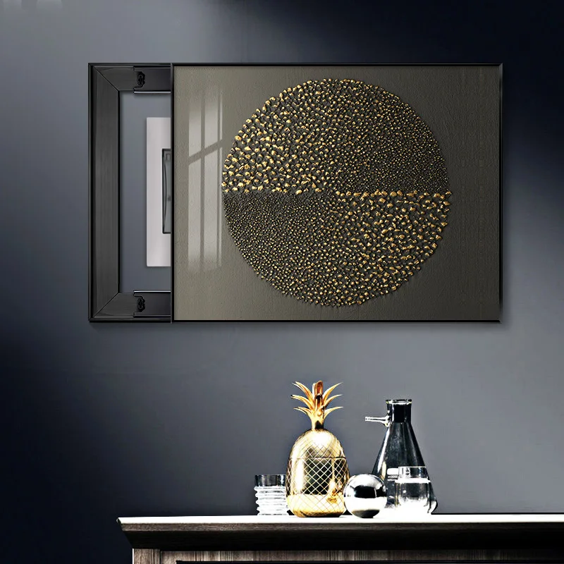 

Современная простая декоративная электрическая коробка, абстрактная Настенная картина для гостиной, живопись на холсте, эстетическая карт...