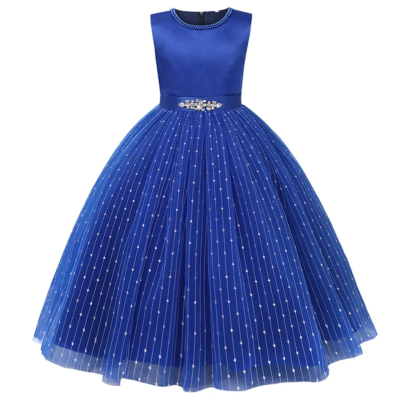 

Embroidered Baby Girl Wedding Long Princess Party Dresses Children Toddler Kids Elegant Chirstmas Vestidos Clothing