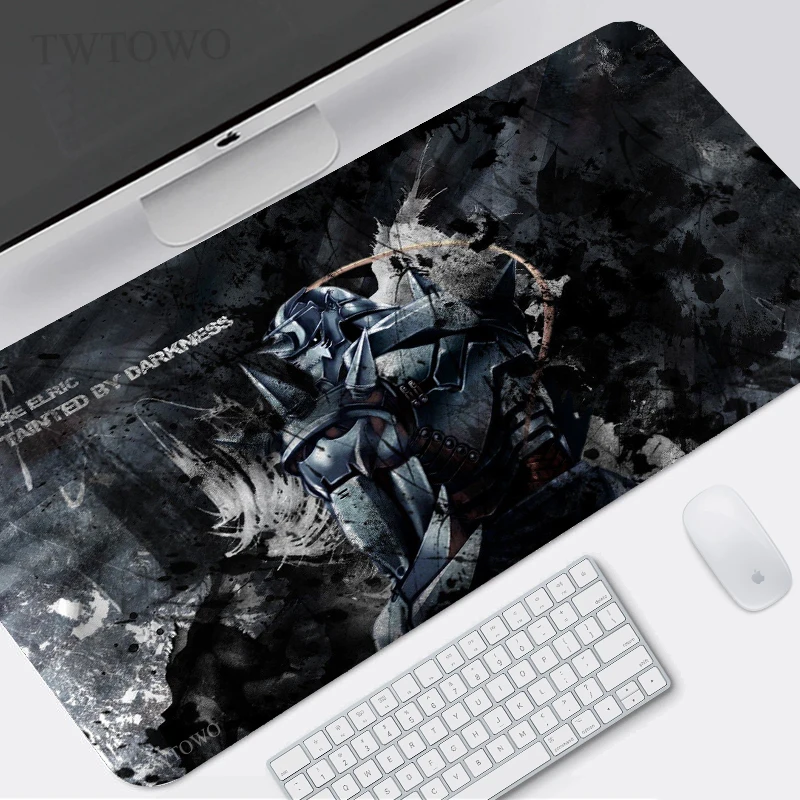 

Fullmetal Alchemist Mouse Pad Gaming XL HD Custom Computer Mousepad XXL keyboard pad Natural Rubber Office Soft PC Mouse Mat