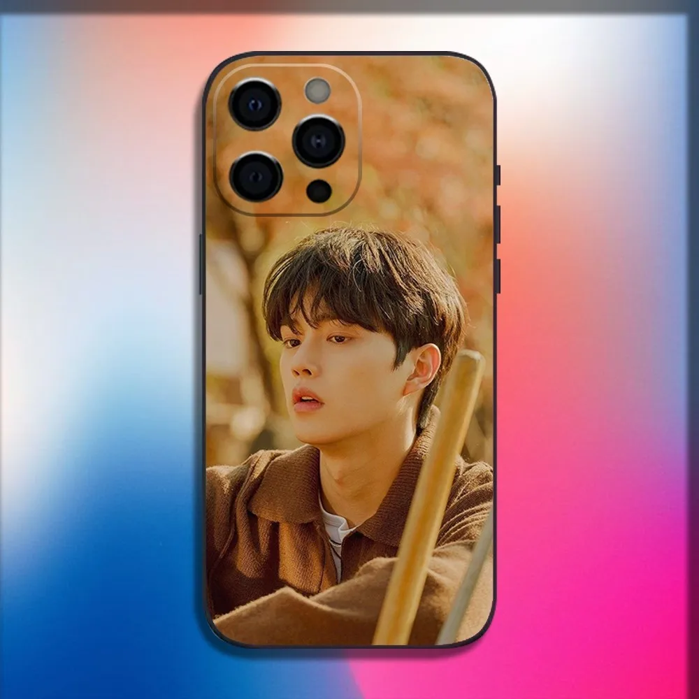 Actor K-Kang S-Song Phone Case For iPhone 16 15 14 13 12 11 Pro X XS Max XR Plus Mini Soft Black Cover