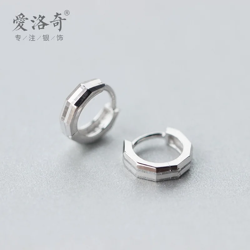 

s925Silver Ear Clip Women Men Fashion Personality Couple Small Ear Ring Wholesale Simple Ornament