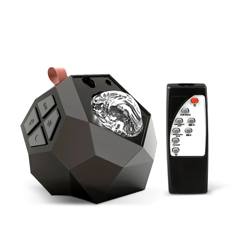 

LED Polygon Sky Projector With Bluetooth Play Music Room Decoration Moonlight Star Projection Waves Christmas Gifts