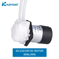 kamoer mini kpp water pump 6v12v24v dc motor peristaltic dosing pump with silicone tubing