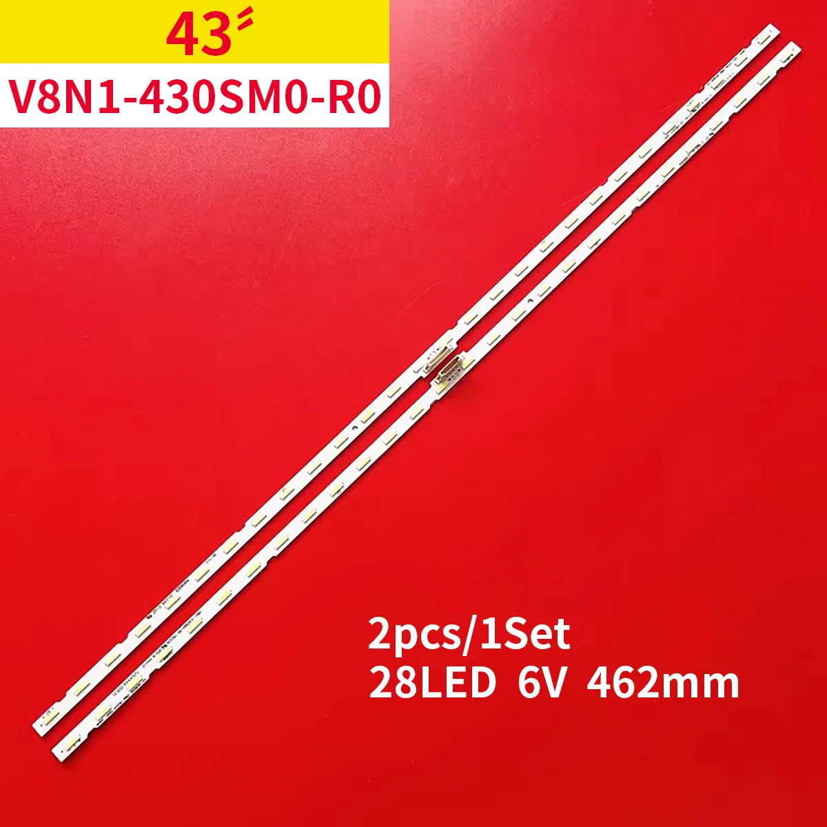 Светодиодная лента для Samsung V8N1-430SM0-R0 UE43RU7172U UE43NU7475 UE43NU7445 UE43RU7100 UE43NU7125K