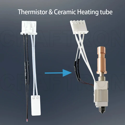 Thermistor Ceramic Heater For Anycubic Kobra S1 Upgrade Hotend 24V 48W Heating 200K Thermistor for Anycubic Kobra S1 Print Head
