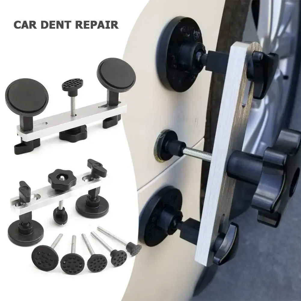 

7pcs Car Paintless Dent Repair Hand Tool Kit Set Instrument Car Body Hail Damage Fix Bridge Pulling Dent Adhesive Glue Removal