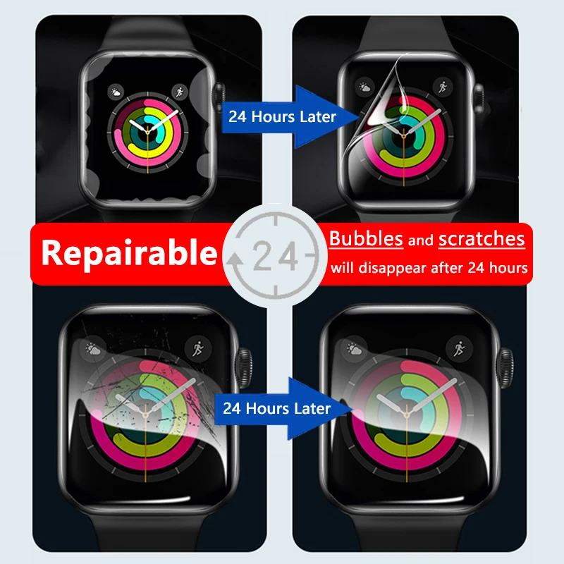 2Pcs For Suunto 9 Peak Baro 7 D5 5 3 Fitness Clear Soft Hydrogel Repairable Protective Film Screen Protector -Not Tempered Glass