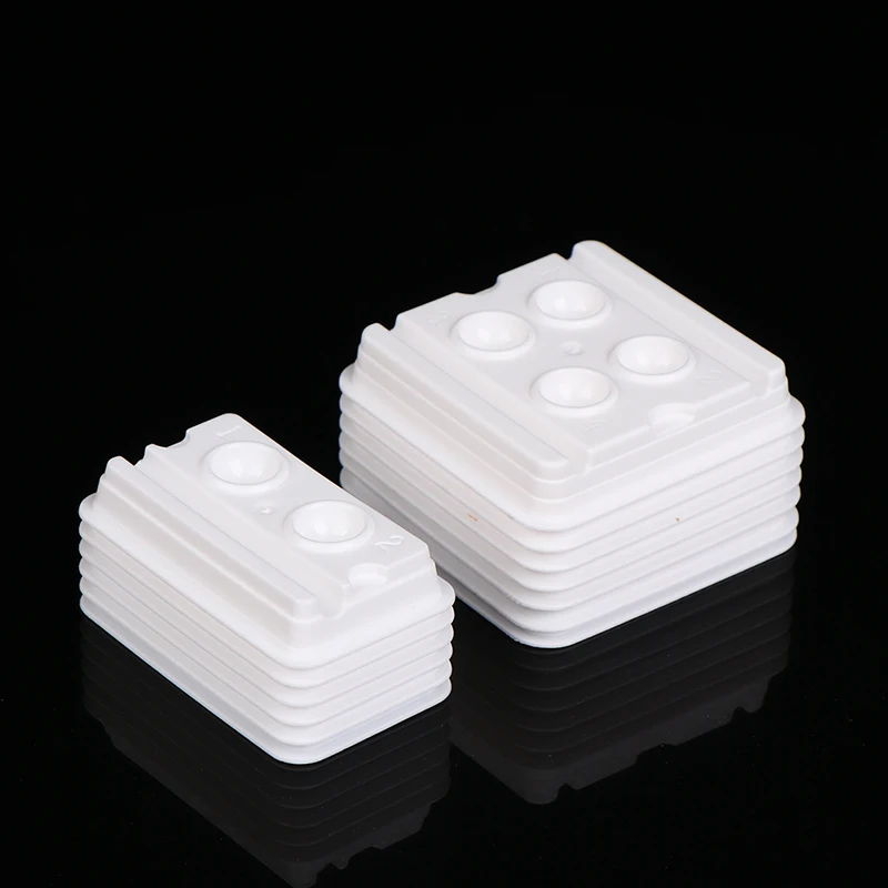 

100pcs Dental Supply Adhesive Disposable Mixing 2/4 Holes Trays Model White Medical