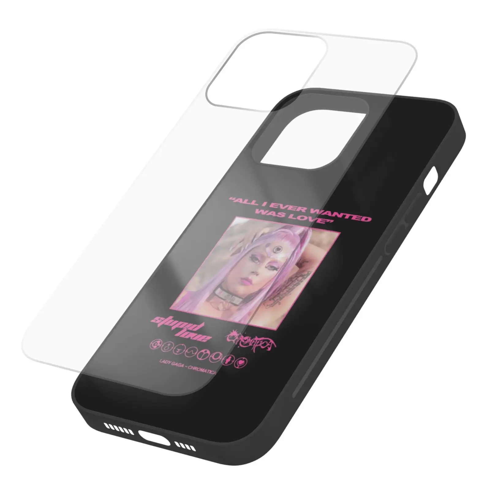 Чехол из закаленного стекла для iPhone 13 12 11 Mini Pro Max Lady Love Tour Gaga Born Way |