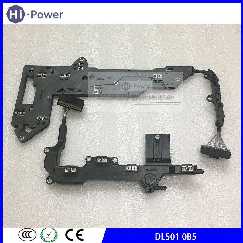 2 Pcs DL501 0B5 Transmission Clucth Vale body's New Circuit Board Wiring for Audi Q5 A4 A5 A6 A7 7-Speed Gearbox Kit