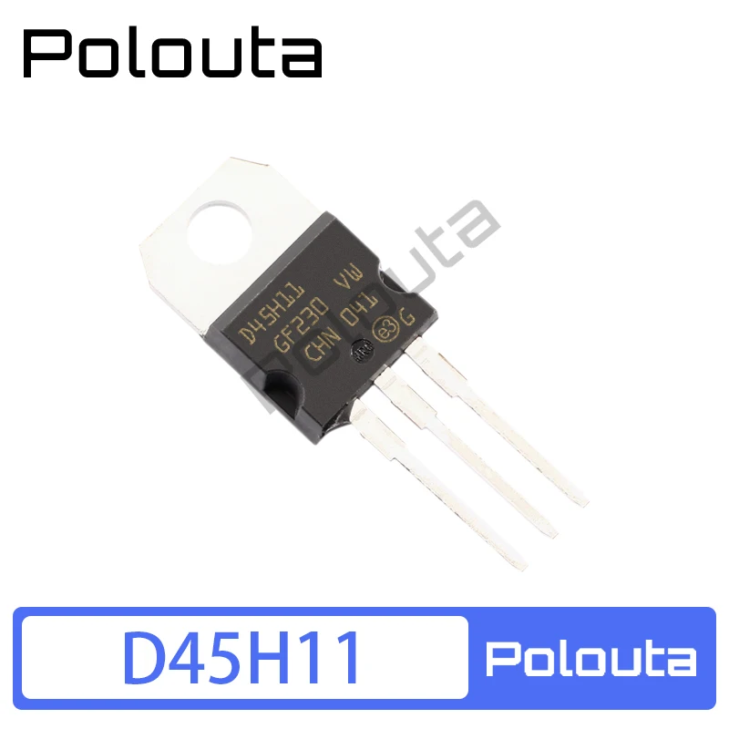 

10 Pcs Original D45H11 TO-220 PNP 80V 10A Bipolar Transistor Arduino Nano Free Shipping DIY Kit Electronics Integrated Circuit