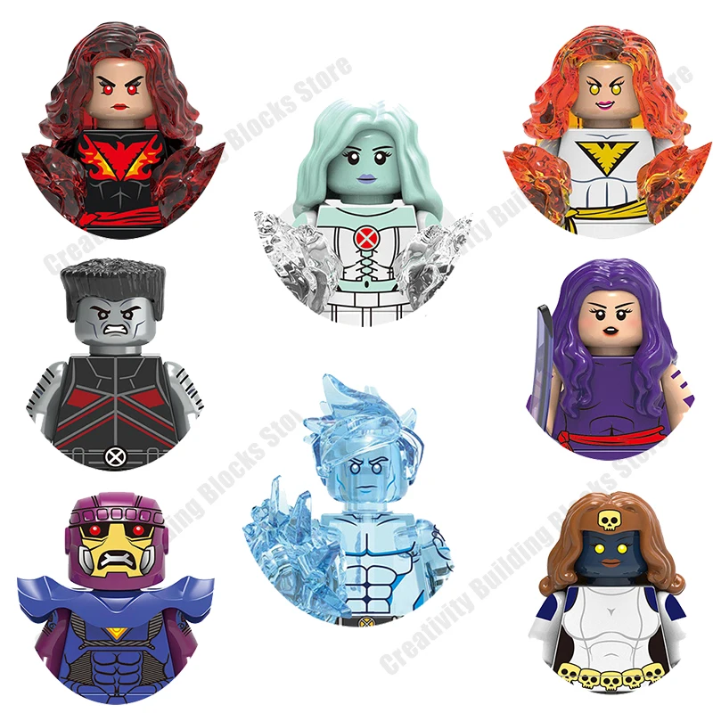 

3D модели «Супергерои» Disney Iceman, конструктор «сделай сам», игрушки, классические модели фильмов, детские игрушки, подарок