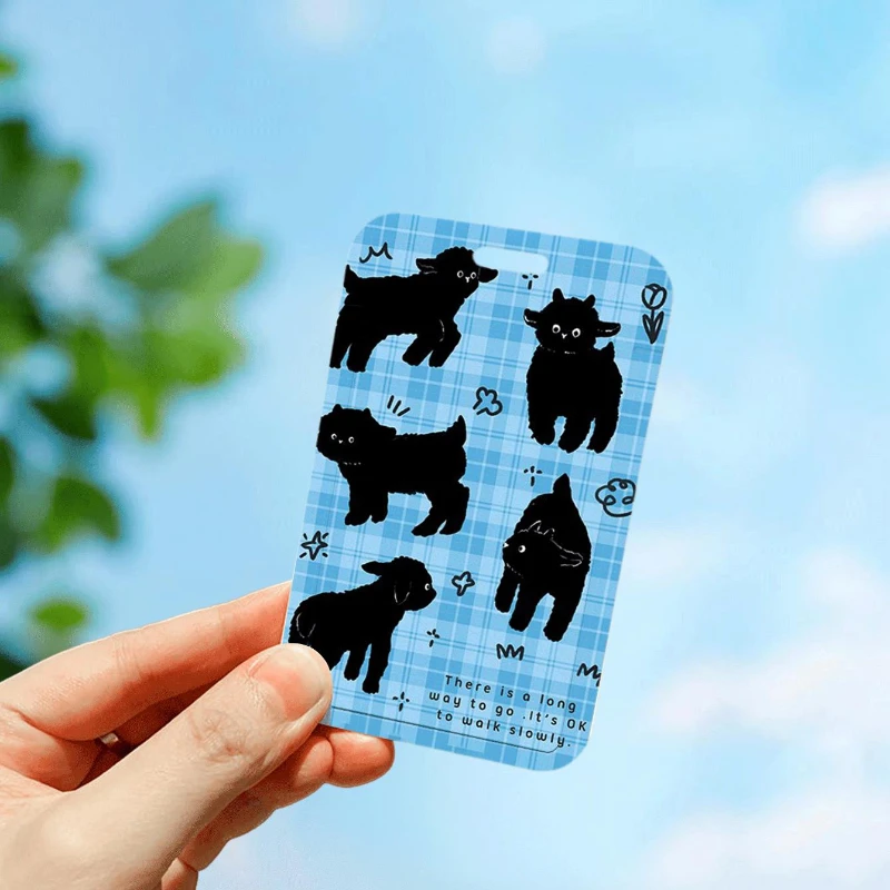 Пять черных овец для автобуса кампуса обеда студенческого удостоверения