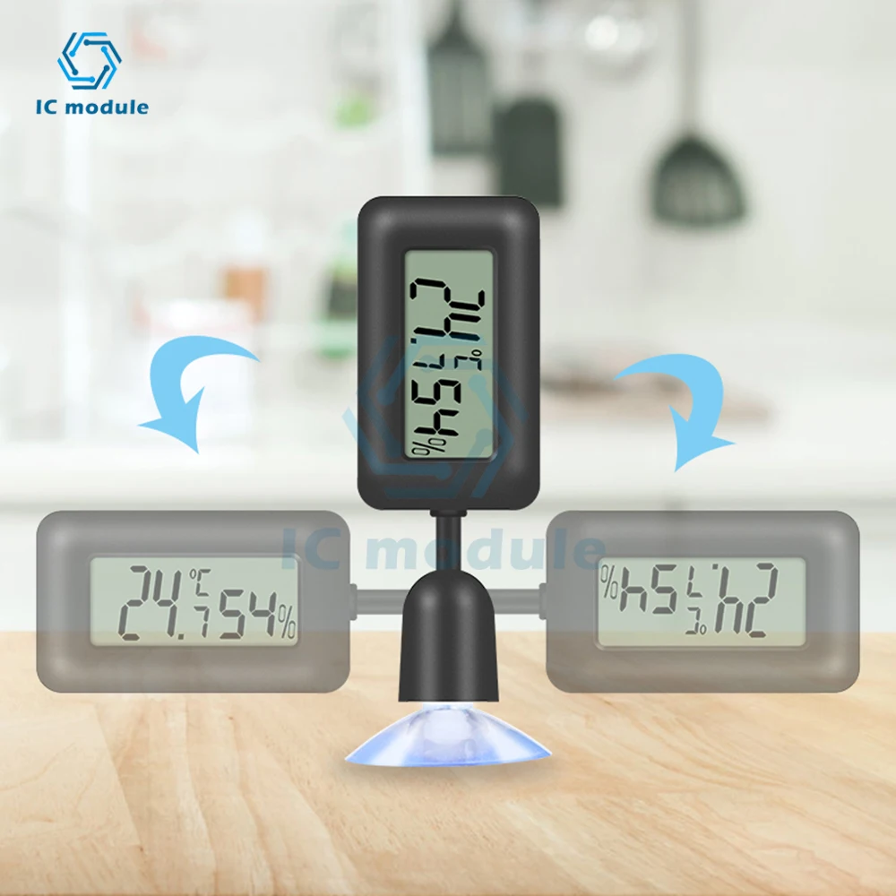 

Digital Display Reptile Terrarium Thermometer High-Accuracy Reptile Tank Thermometer for Reptiles and Amphibians