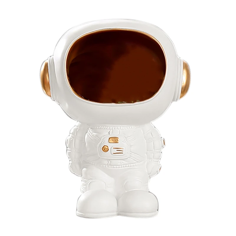 

Astronaut Statues Storage Box Resin Spaceman Art Sculptures Astronaut Figurine Desktop Organizer Home Decoration