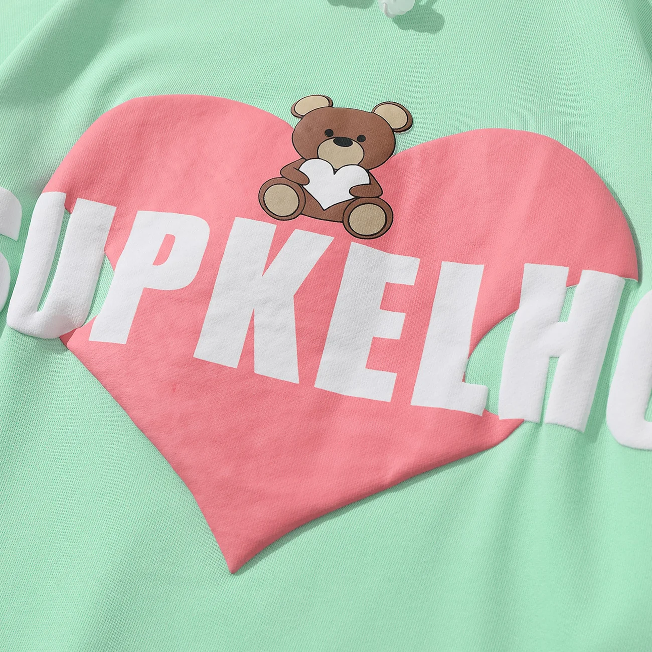 Толстовка с длинным рукавом для мужчин и женщин хлопковый свитшот принтом сердец