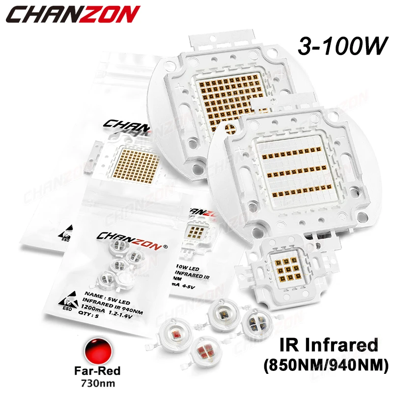 

Инфракрасная LED лампа CHANZON BALL 3Вт-100Вт