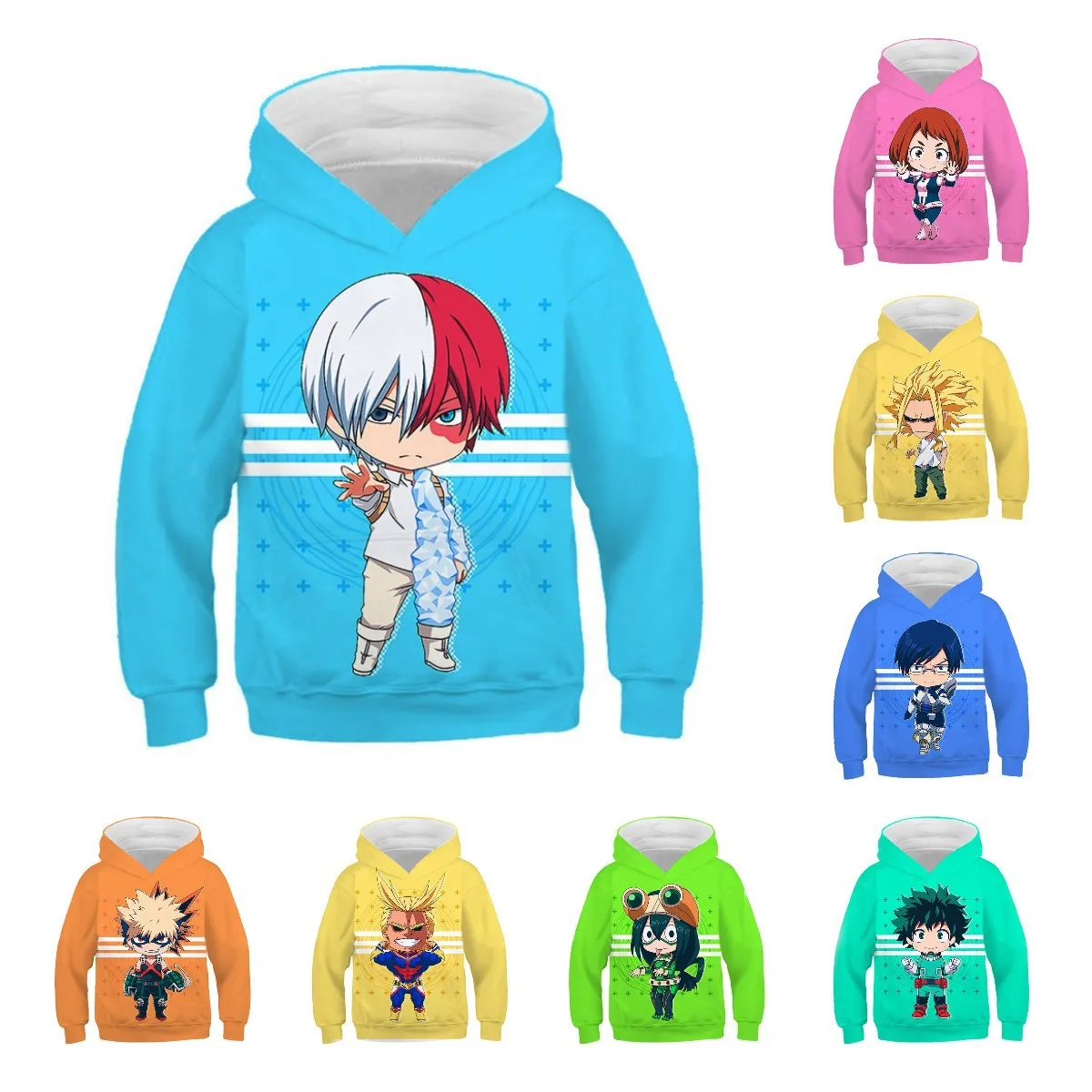 

New My Hero Academy Animal Kids' 3D Digital Print Hoodie