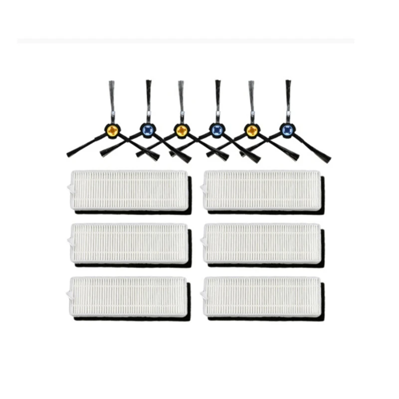 

Hepa фильтр, боковая щетка замена для Ilife A7 A9S Запчасти для робота-пылесоса Пылезащитный фильтр