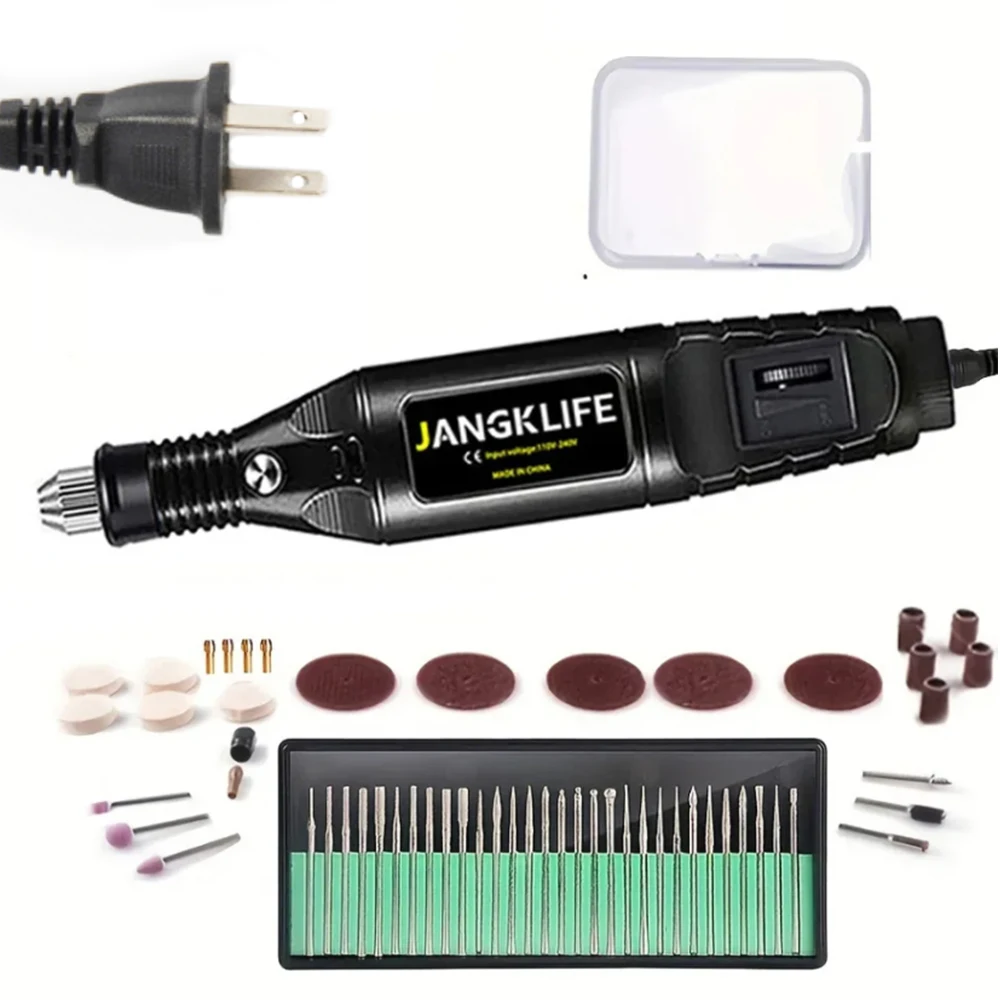 Электрическая мини-дрель для резьбы 9 в